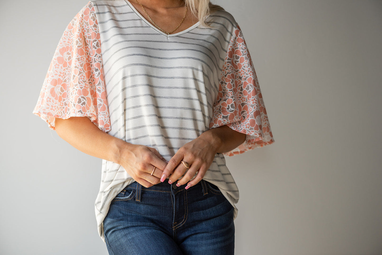 On My Mind Ruffle Flutter Top