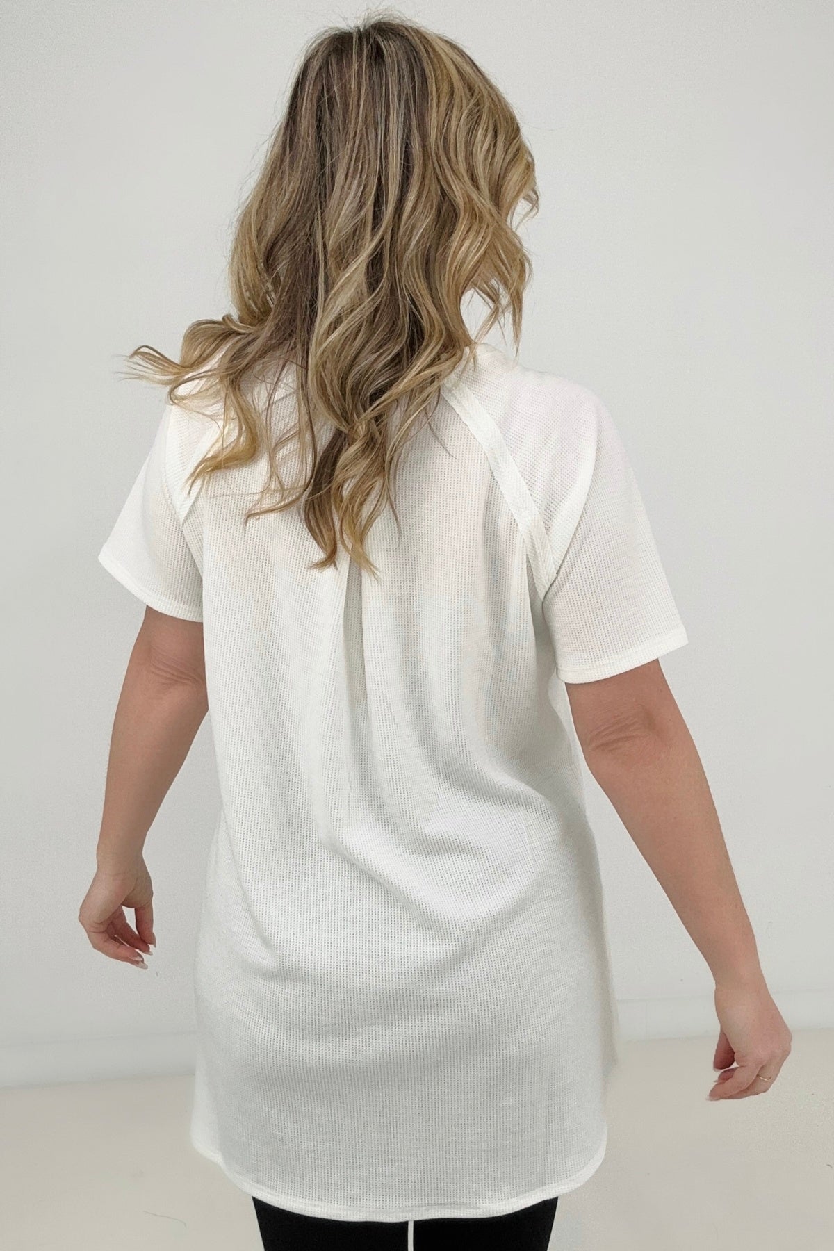 Baby Waffle Short Sleeve Top