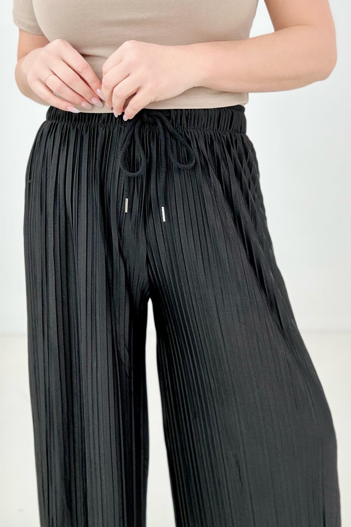 Anywhere You Are Pleated Wide Leg Pants - Multiple Colors