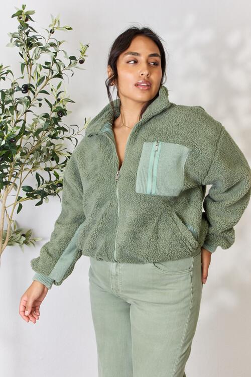 Are You Ready Zip Up Fleece Jacket