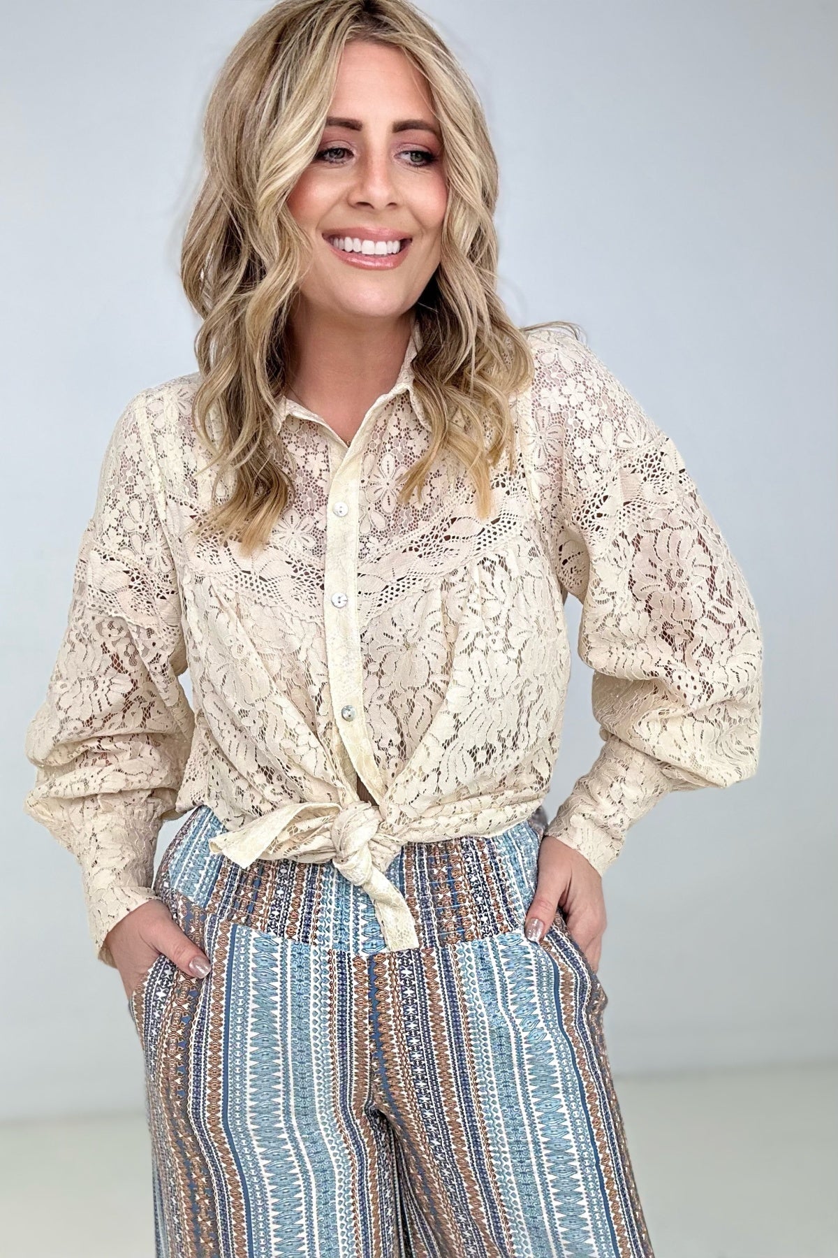 It's A Vibe Smocked Palazzo Pants