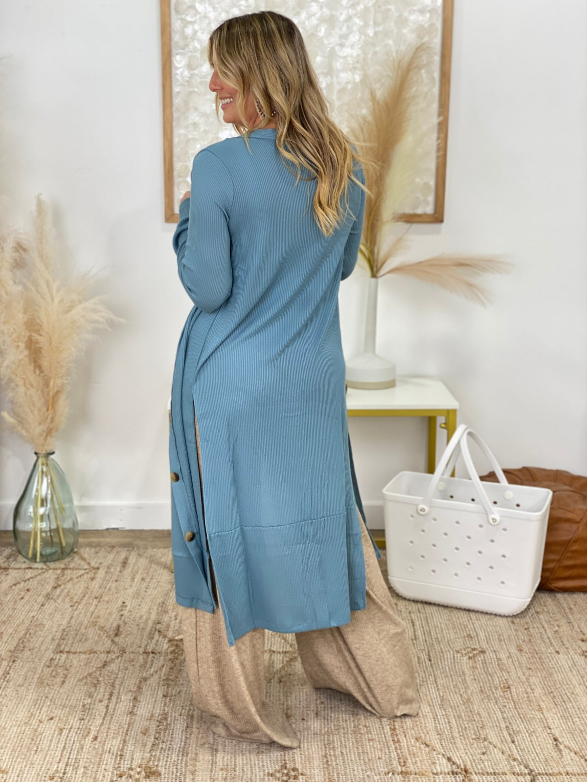 Wine Time Ribbed Cardigan - 3 Colors
