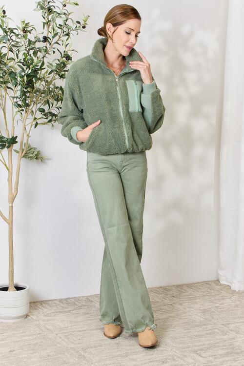 Are You Ready Zip Up Fleece Jacket