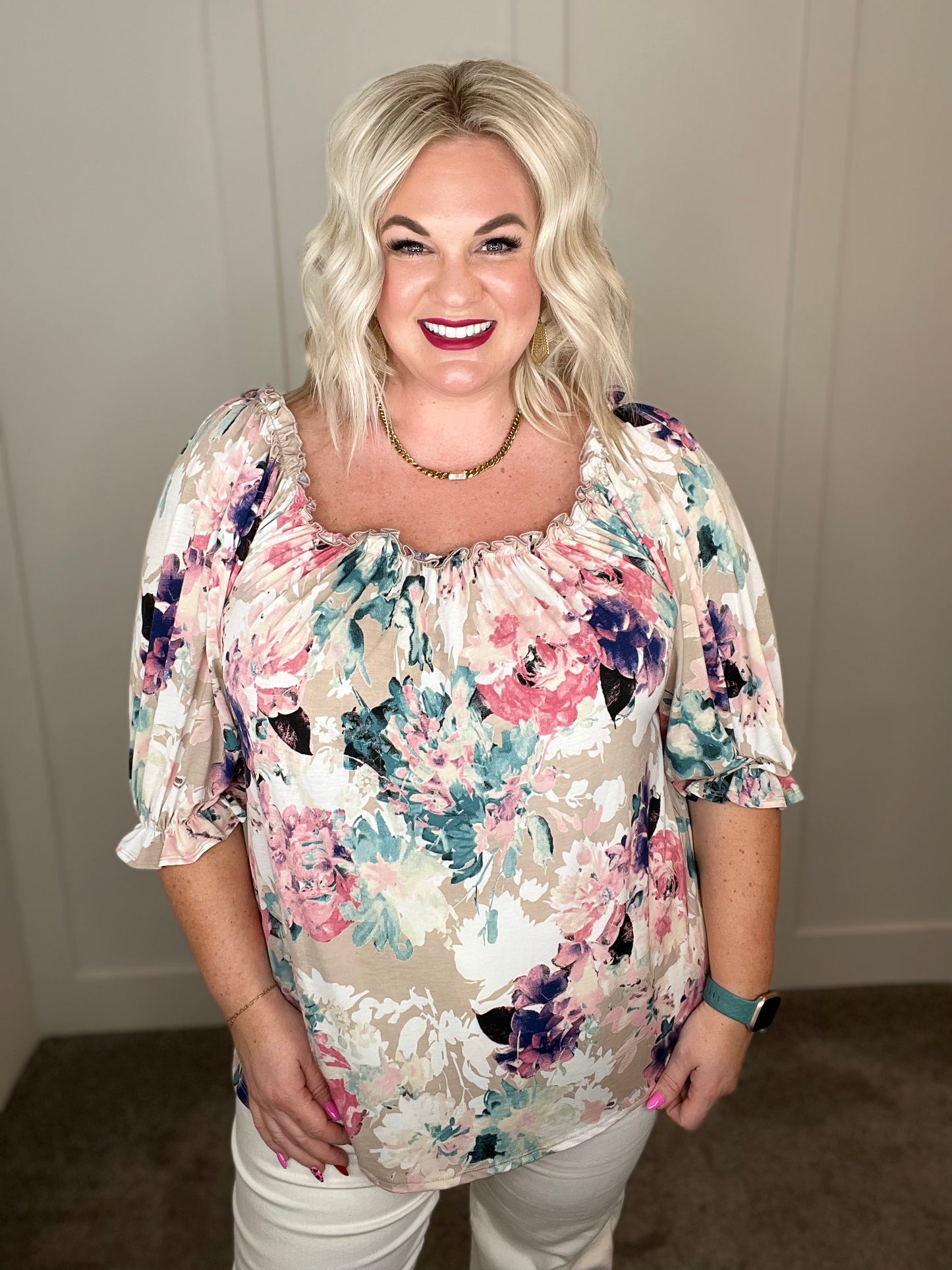 Arriving Early Ruffled Blouse