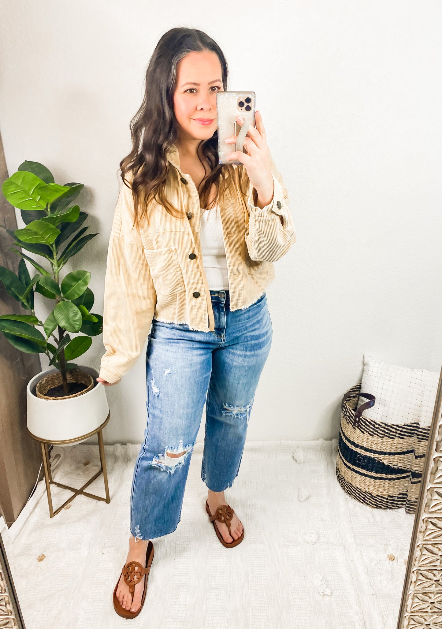 Give Me More Corduroy Jacket in Charcoal