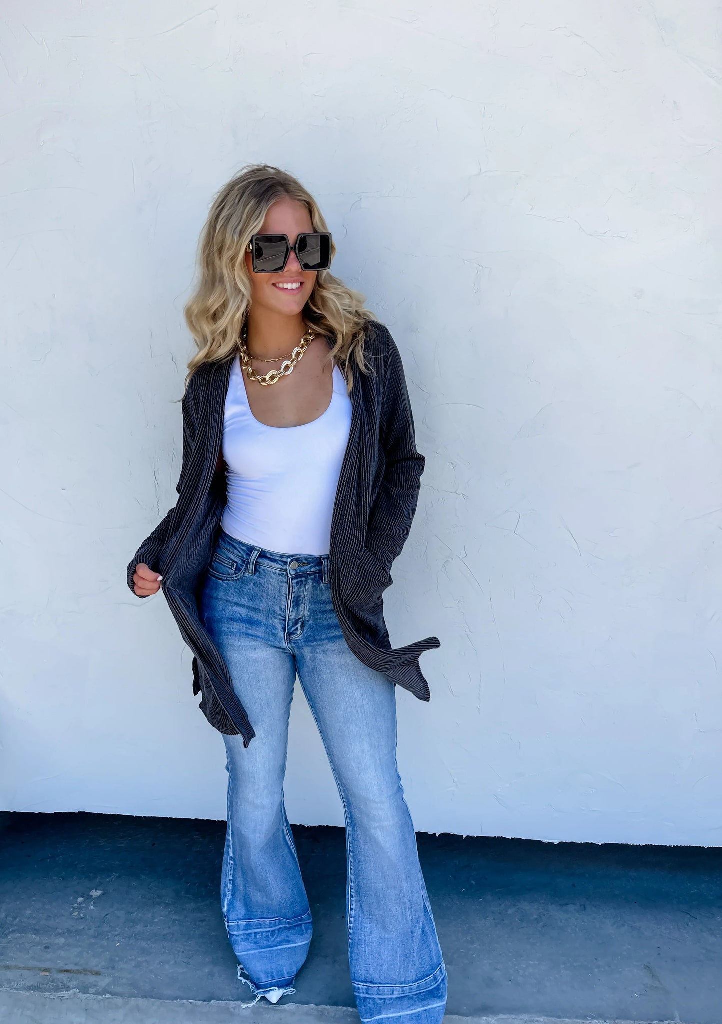PREORDER: Reese Ribbed Cardigan in Seven Colors (Ships early/mid October)