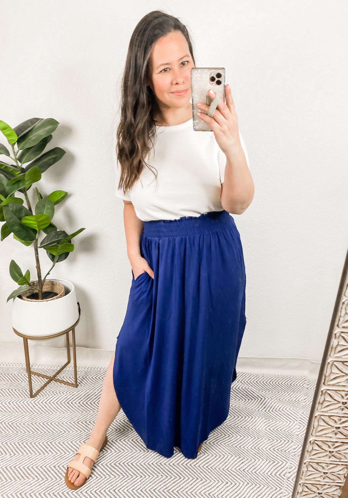 Baby Waffle Short Sleeve Top