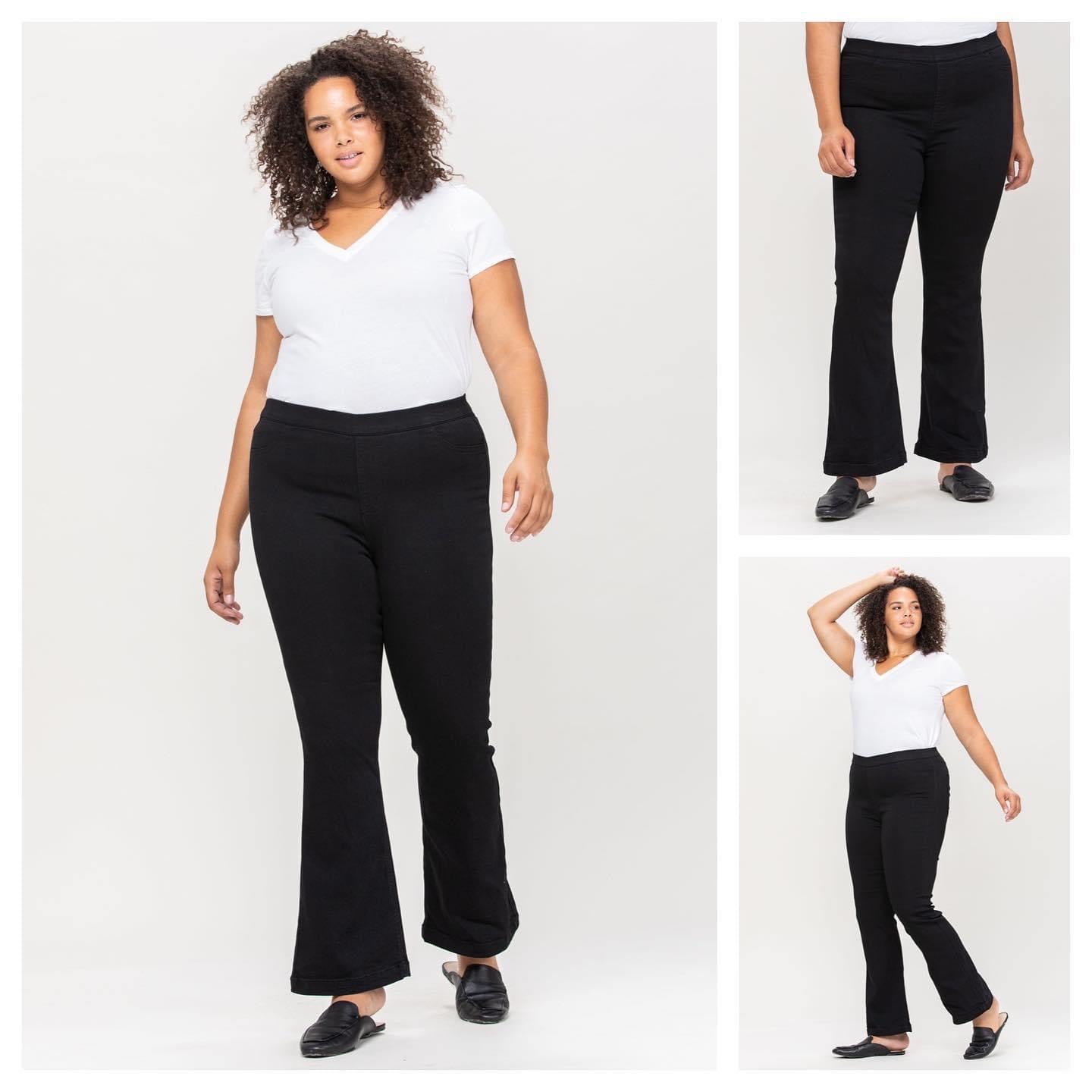 Next Level Black Flare Jeans