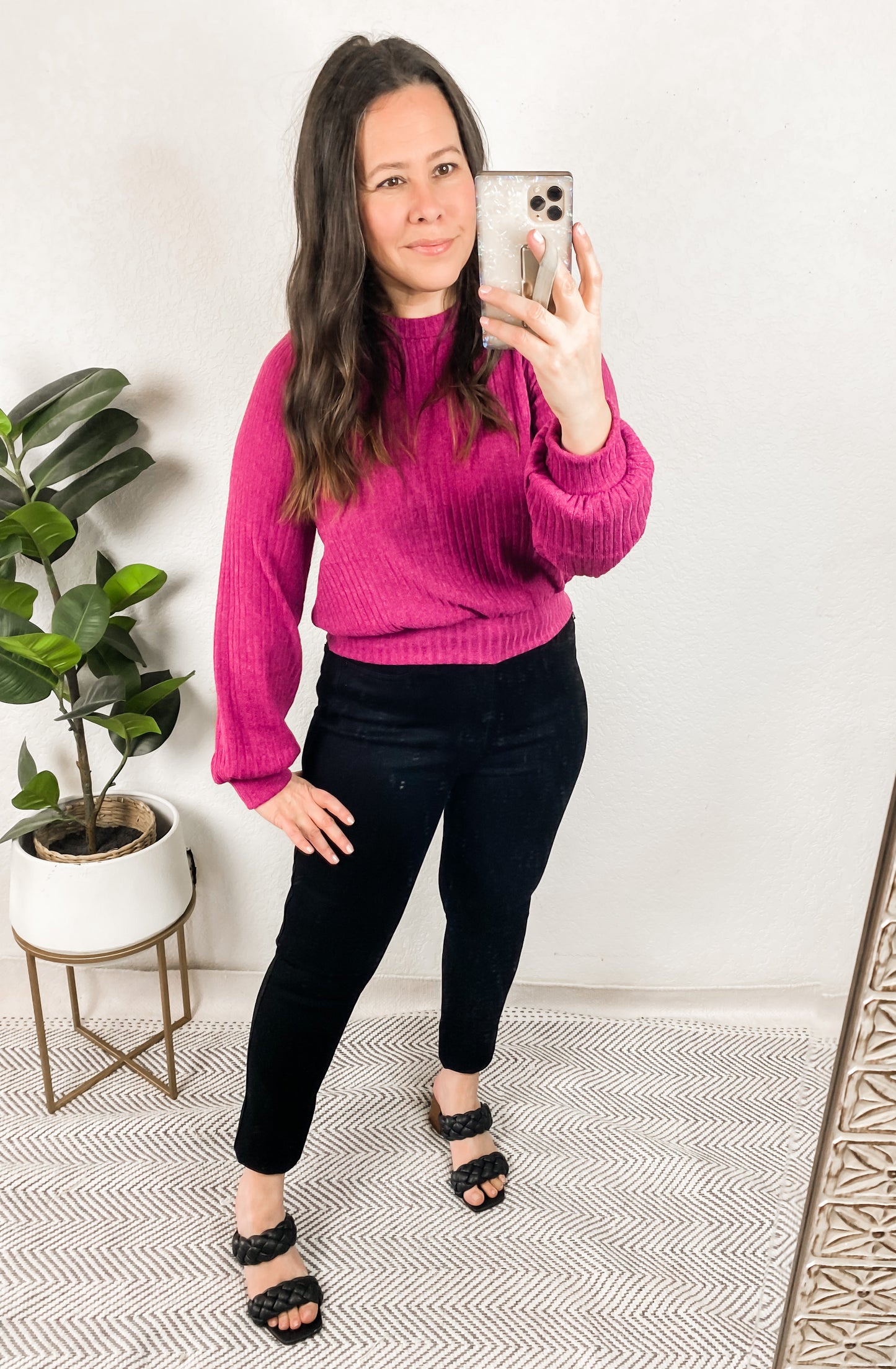 Judy Blue Garment Dyed Black Tummy Control