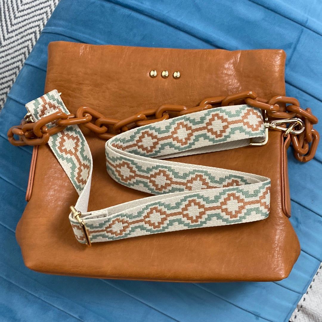 Chain cross body bag