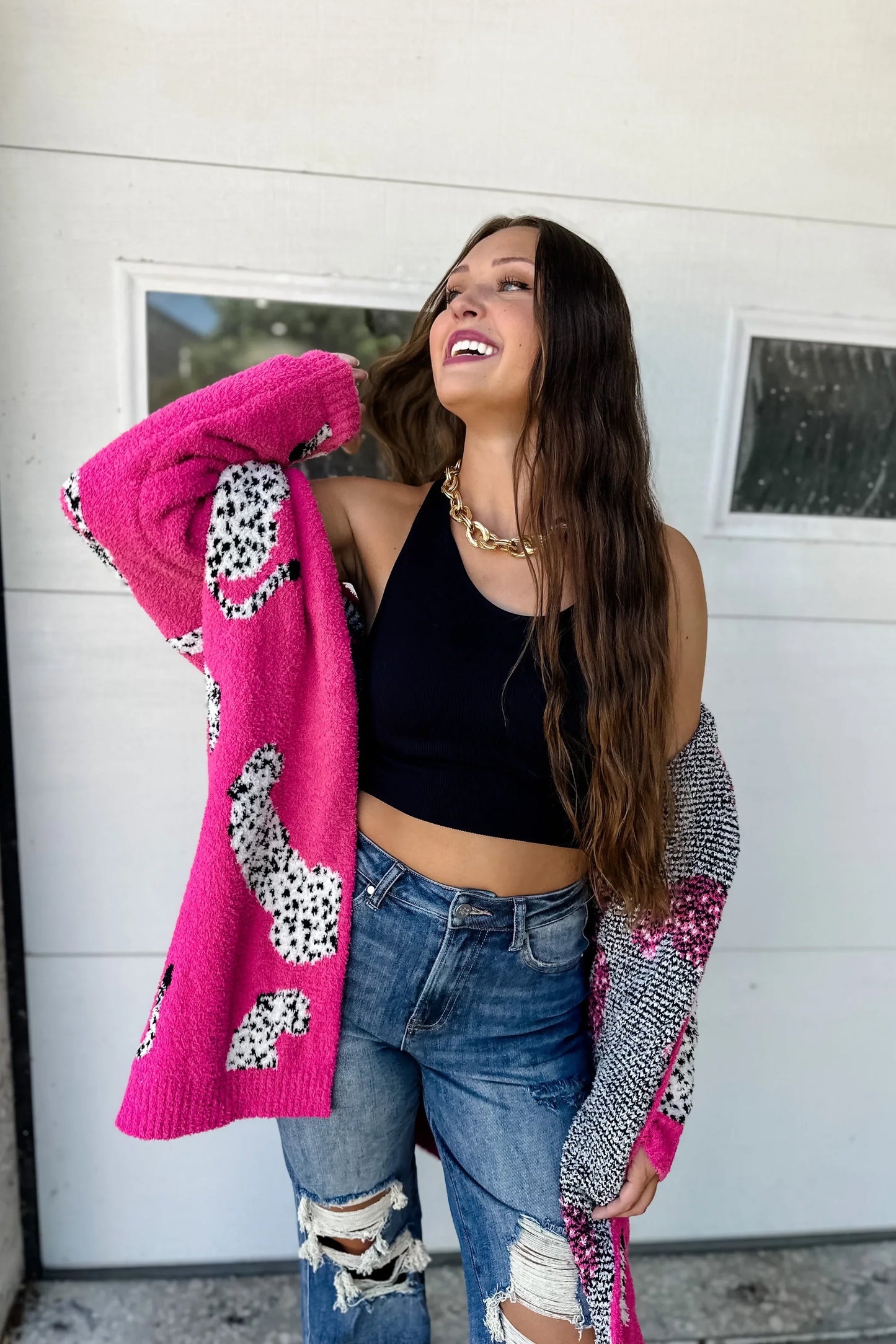 PREORDER: Wild About It Leopard Cardigan In Two Colors (Ships Mid September)