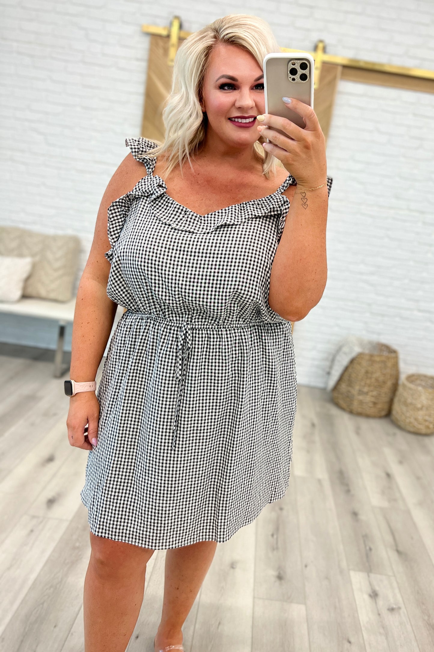 Day Date Gingham Dress