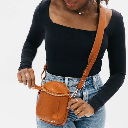 Valerie Vegan Leather Strap: Brown