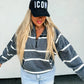PREORDER: Summer Striped Easy Does It Pullover in Two Colors (ETA MID JULY)