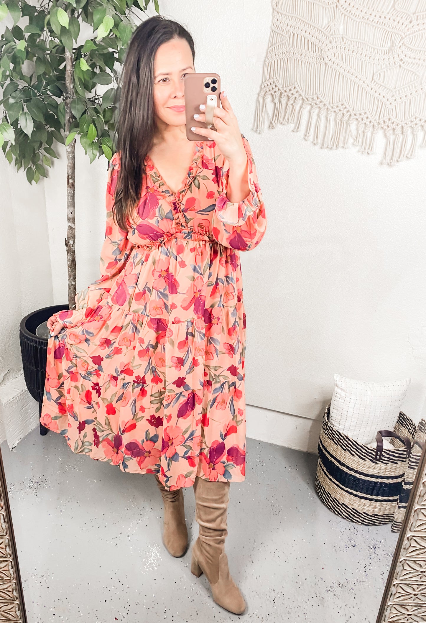 You And Me Floral Dress