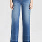 BAYEAS High Waist Release Hem Wide Leg Jeans