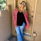 PREORDER: STRIPE MILEY DOT CARDIGAN (SHIPS EARLY OCTOBER)