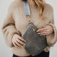 RESTOCKED! Westlyn Woven Bum Bag: Emerald