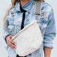 RESTOCKED! Westlyn Woven Bum Bag: Emerald