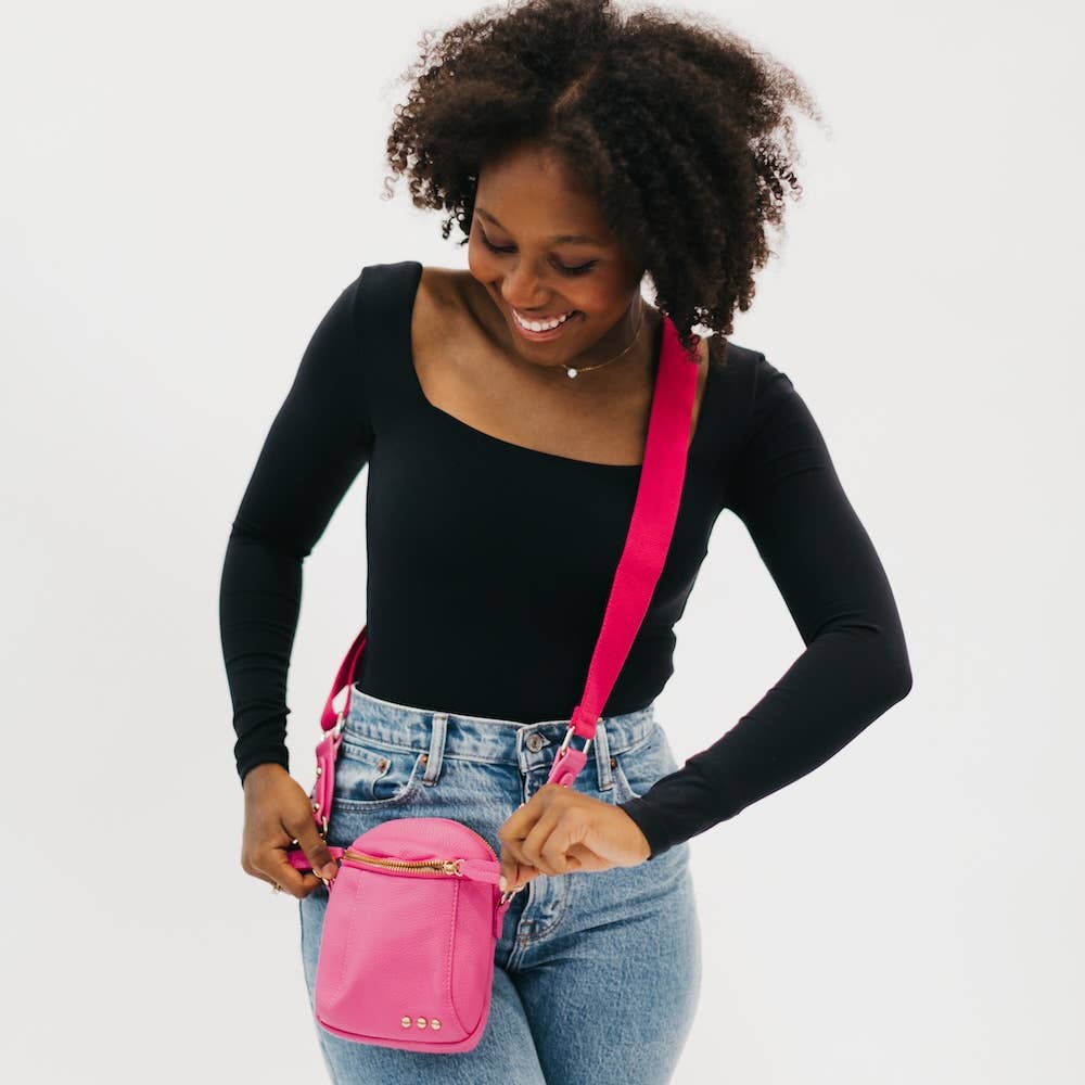 Callie Canvas Adjustable Strap: Brown