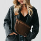 Westlyn Woven Bum Bag Wholesale - NEW COLOR ADDED!: Checkered Coffee