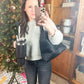Woven and Worn Tote in Black