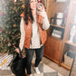 Persistence Pays Off Faux Leather Puffer Vest