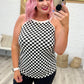 Start the Races Checkered Halter Top