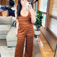 Striped Sleeveless Wide Leg Jumpsuit