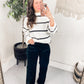 More or Less Striped Sweater