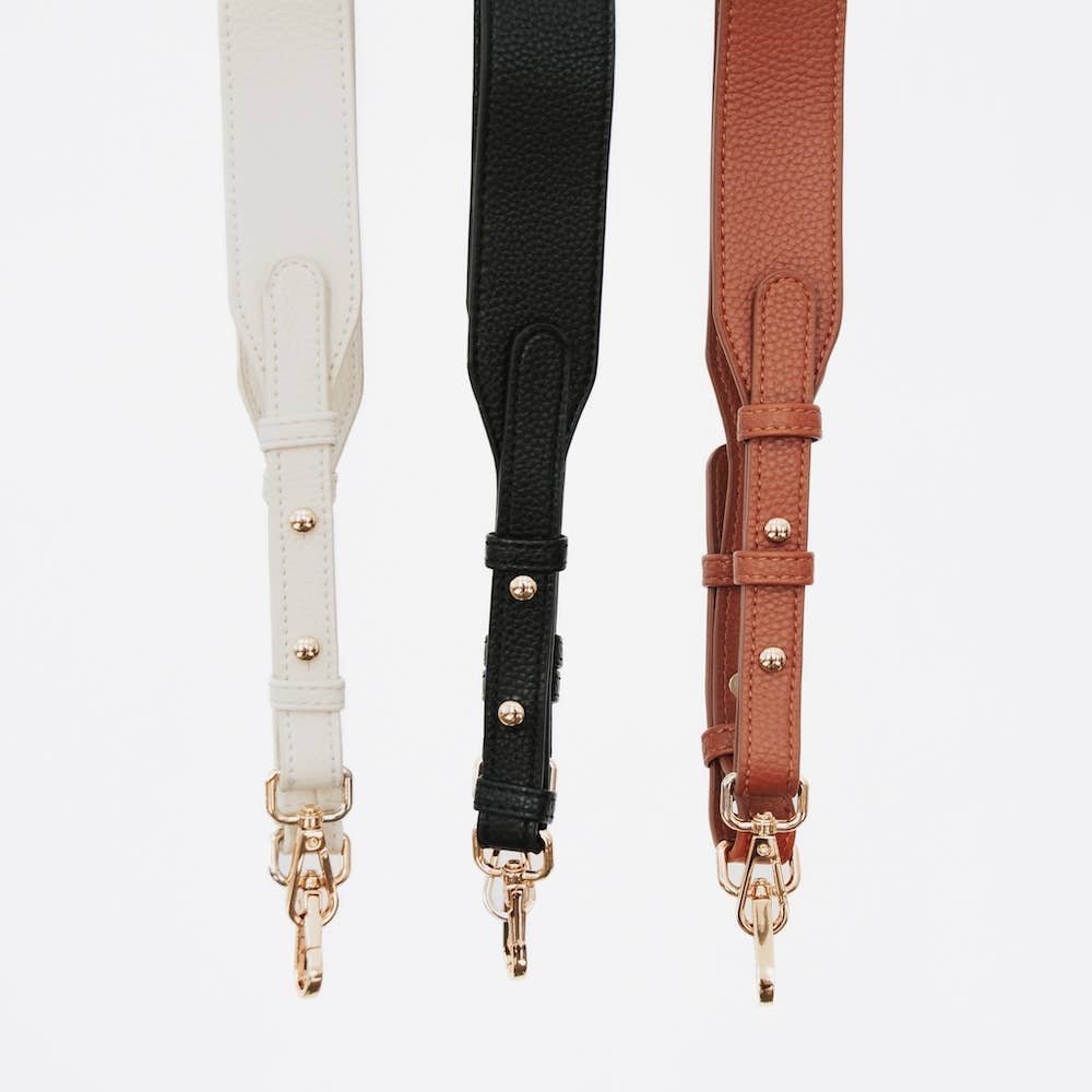 Valerie Vegan Leather Strap: Black