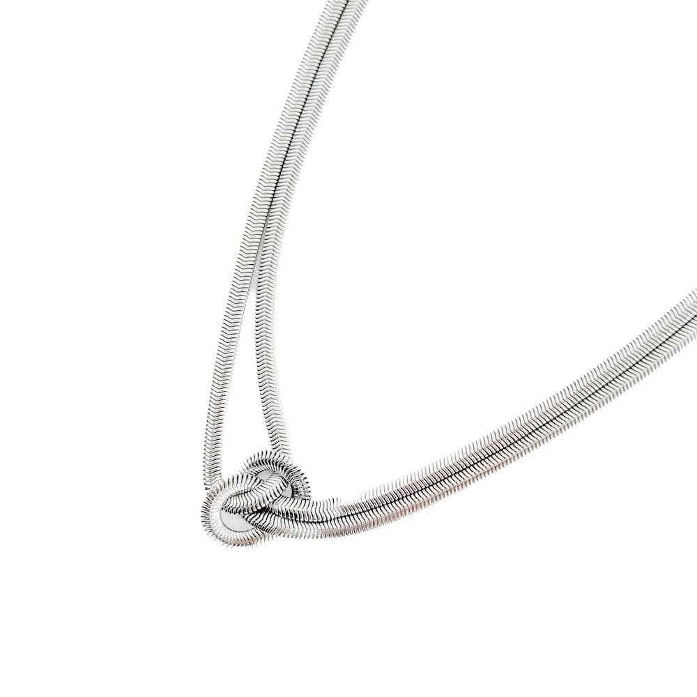 Talia Tied Necklace - WATERPROOF: Gold