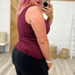 Casual But Cool Tank in Burgundy