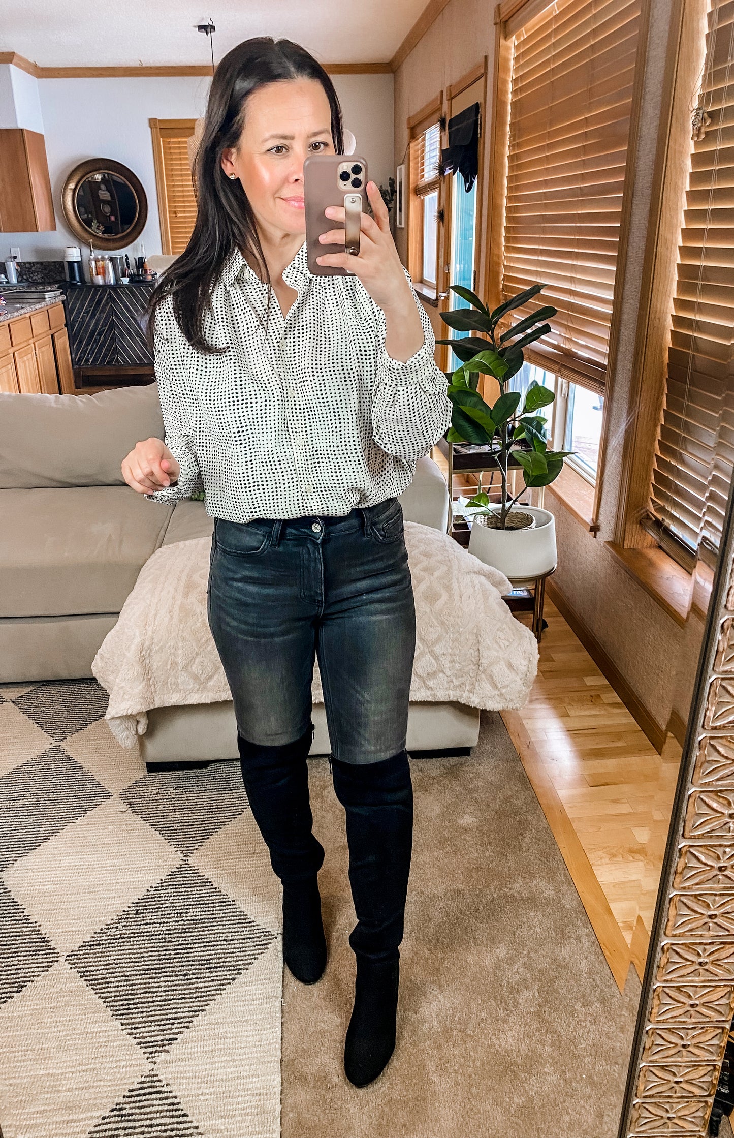 Terms of Endearment Dolman Sleeve Button Up