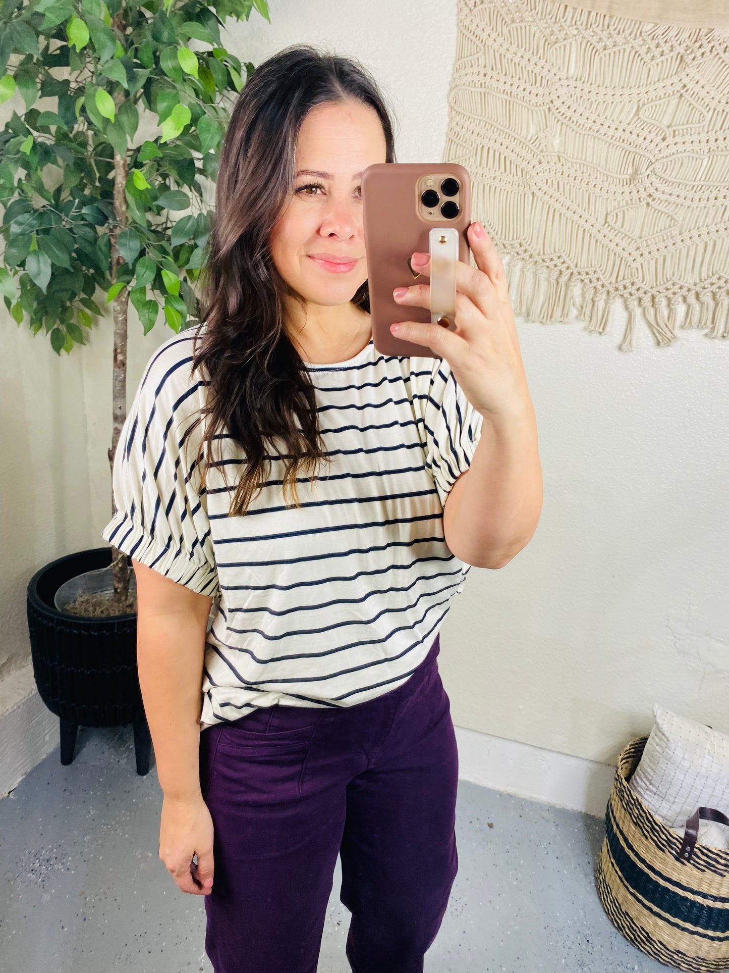 Much Ado About Nothing Striped Top