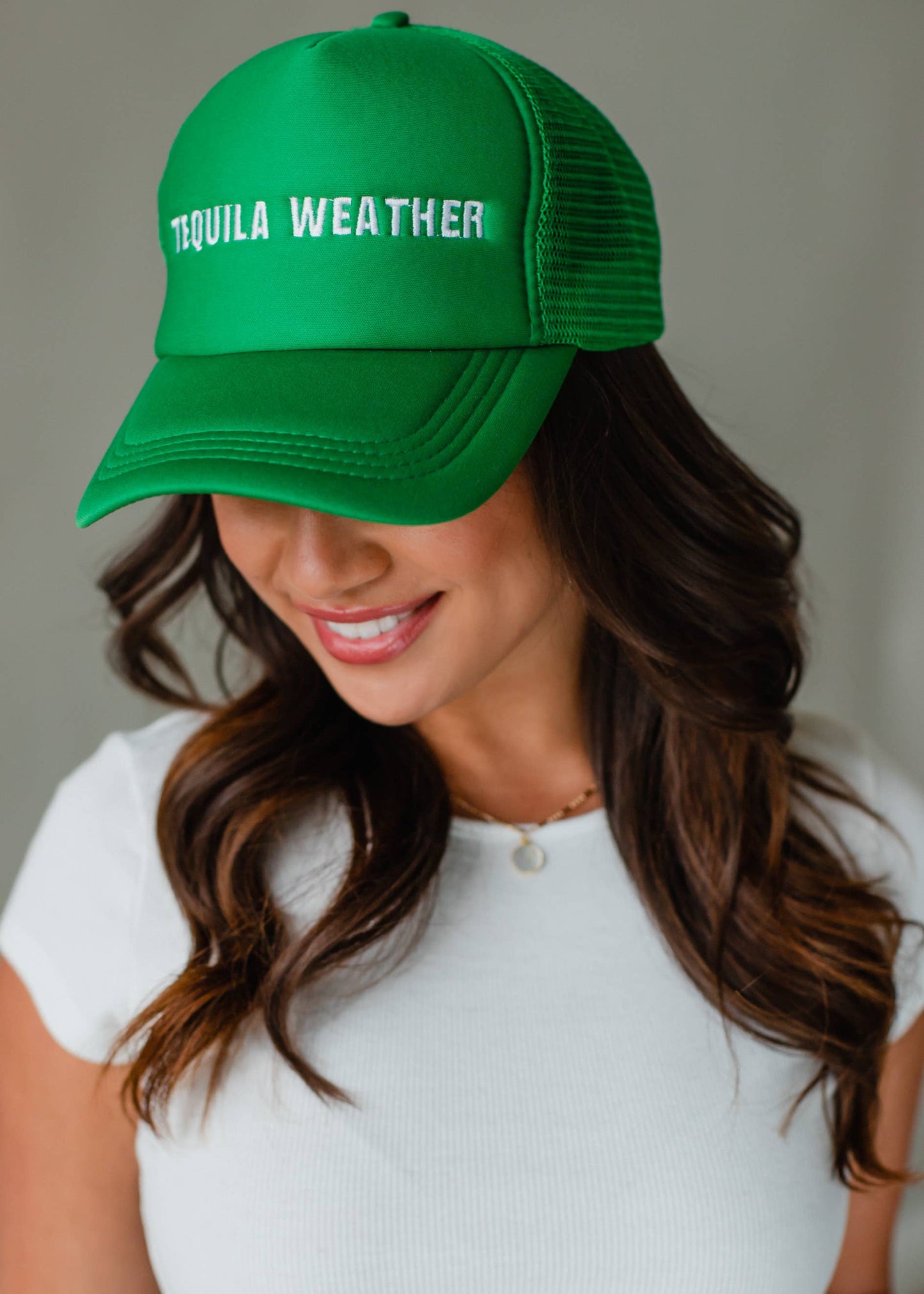 Green Tequila Weather Trucker Hat