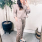 Lounge A Lot Cargo Sweatpants in Mocha