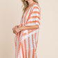 Multi Crochet Lace Cover Up - Orange