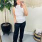 My Girl Knit Mock Neck Tank