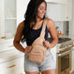 Effortlessly Chic Sling Bag in Khaki