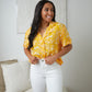 Clementine Floral Button Up Blouse