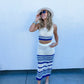 PREORDER: ISLA STRIPED CROCHET COVER UP SET (ETA 4/7)