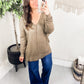 Front Seam Light Knit Sweater