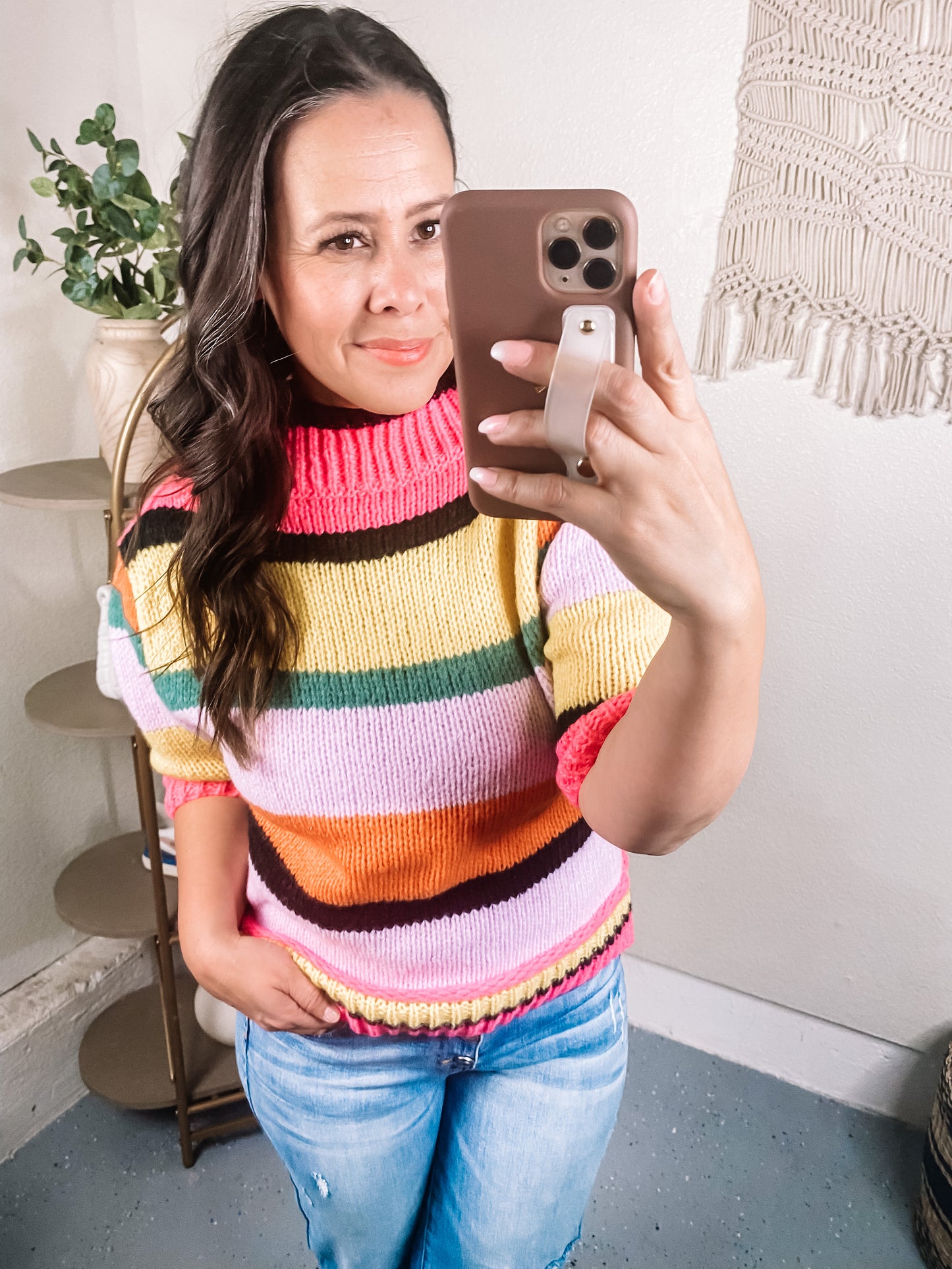 Bright Side Striped Sweater