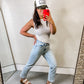 BAYEAS Cloud Straight Jeans - Light