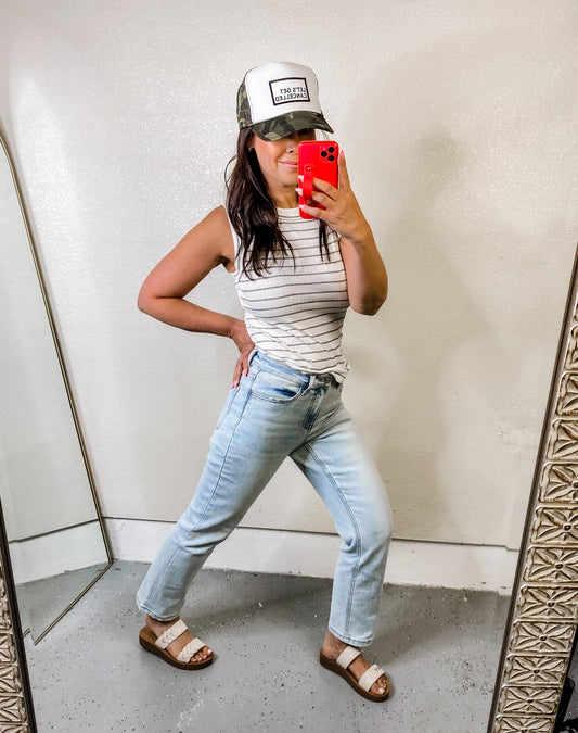 BAYEAS Cloud Straight Jeans - Light