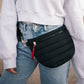 Jolie Puffer Belt Bag: Emerald