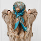 Milan Hair Scarf: Teal