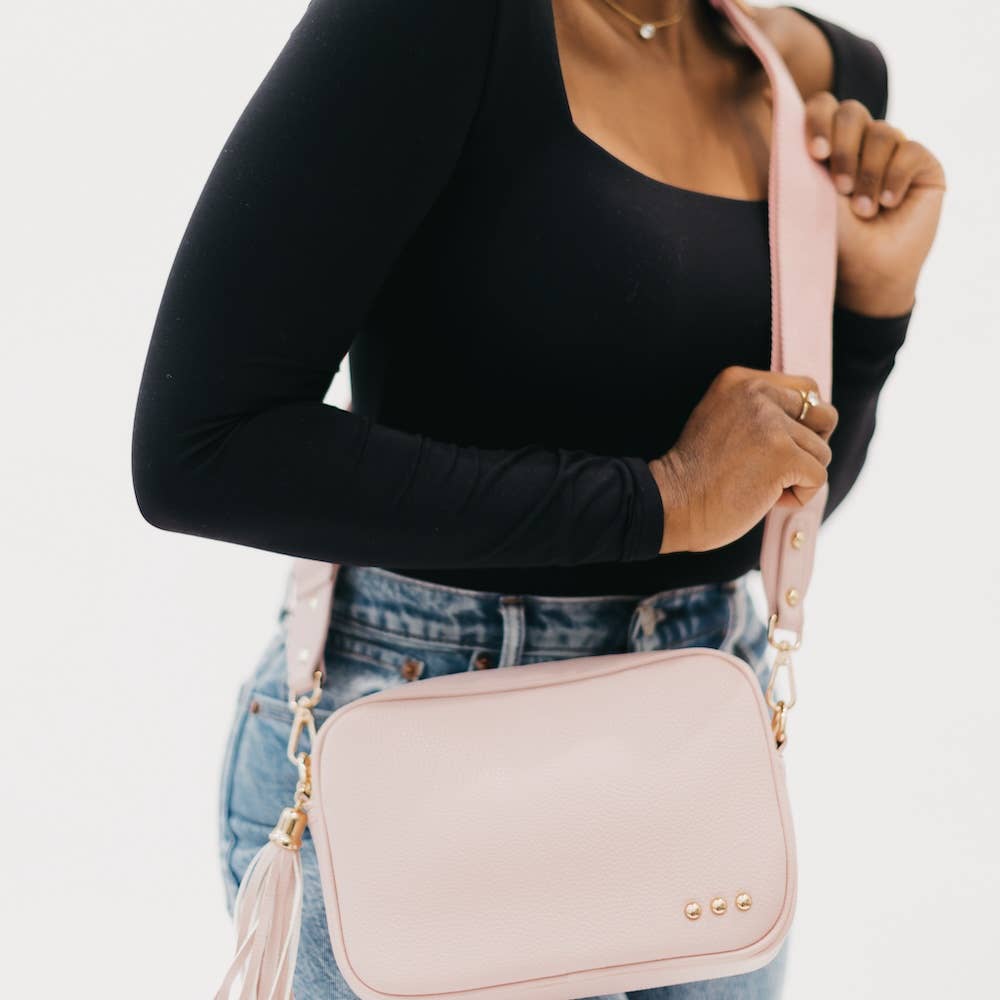Callie Canvas Adjustable Strap: Brown