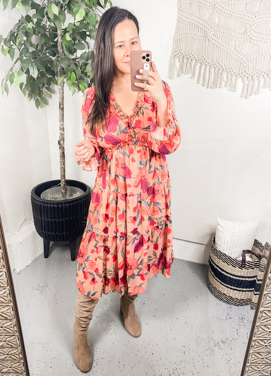 You And Me Floral Dress